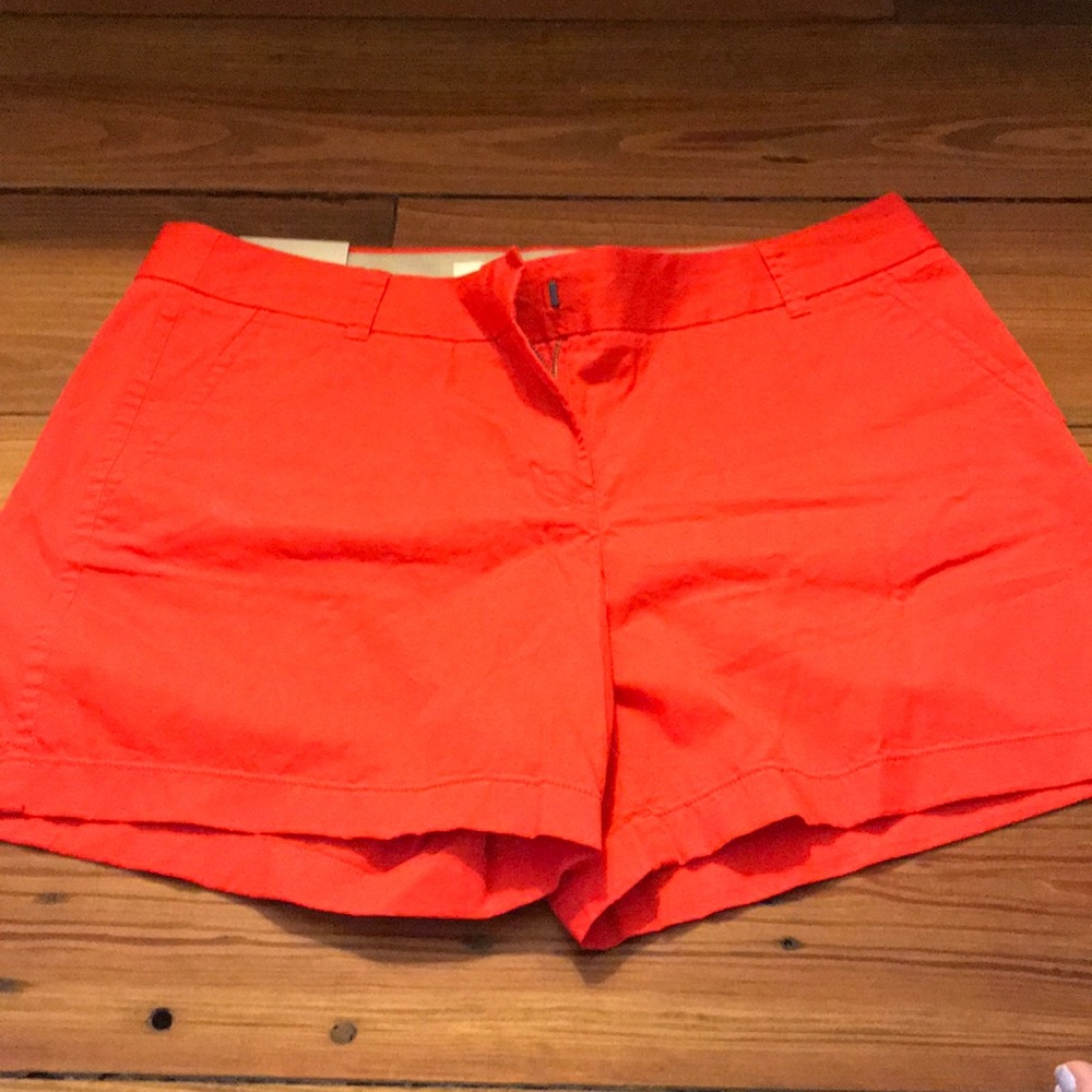 J crew sz 12 red shorts